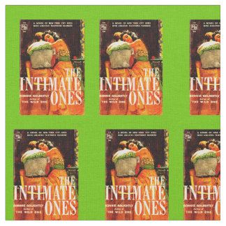 1960 pulp novel cover The Intimate Ones print Fabric