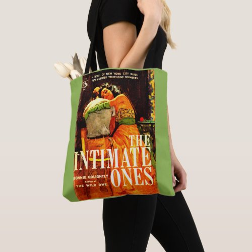 1960 pulp novel cover The Intimate Ones print Tote Bag
