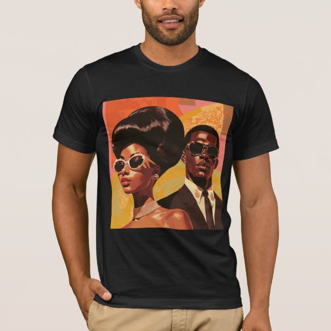 1960s Black Culture Revived: Pop Art T-Shirt (Front)