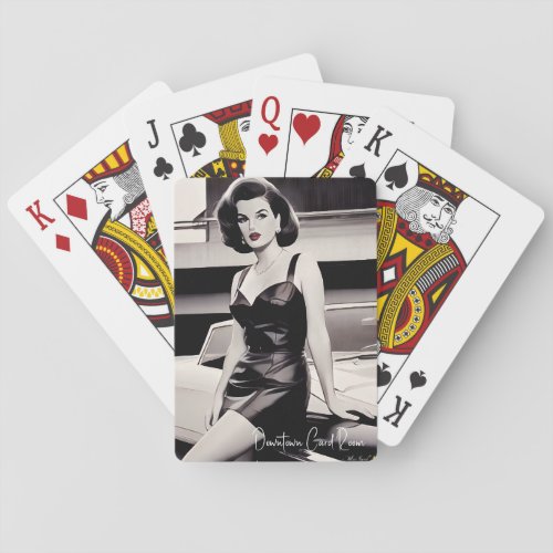 1960s Bond Girl Playing Cards