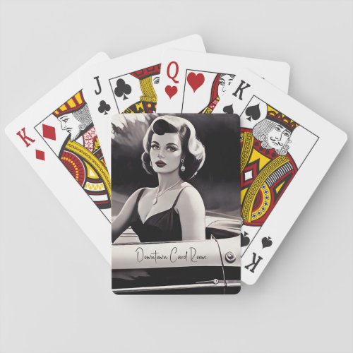 1960s Bond Girl Playing Cards