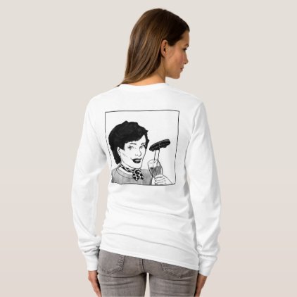 1960&#39;s Curling Woman (back) T-Shirt