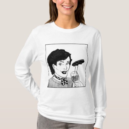 1960&#39;s Curling Woman T-Shirt