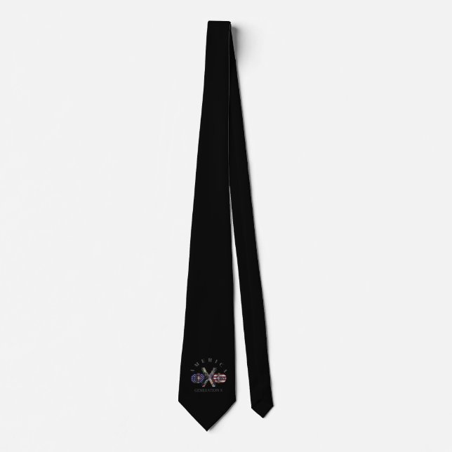 1960s Generation X American Skateboard Neck Tie (Front)