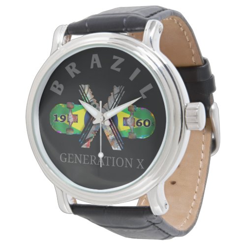 1960s Generation X Brazilian Skateboard Watch