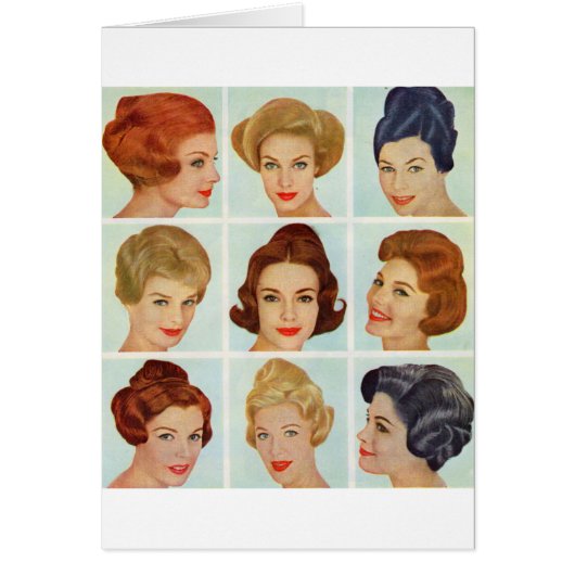 1960s hairstyles grid cards (Front)
