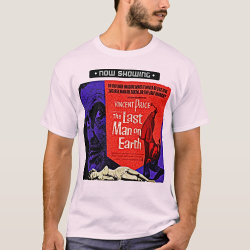 1960s Last Man on Earth Poster T_Shirt