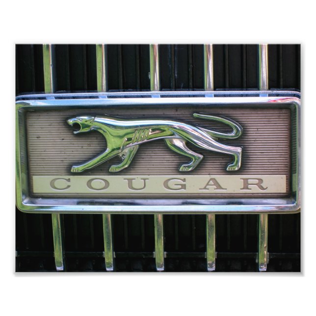 1960's Mercury Cougar Grill Emblem Photo Print (Front)