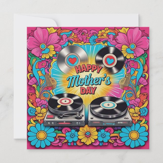 1960's Mother's Day Pearl Simmer Card (Front)