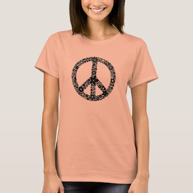 1960's Peace Symbol 2 T-Shirt (Front)