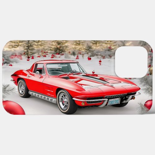 1960s Red American Sports Car iPhone 13 Pro Max Case