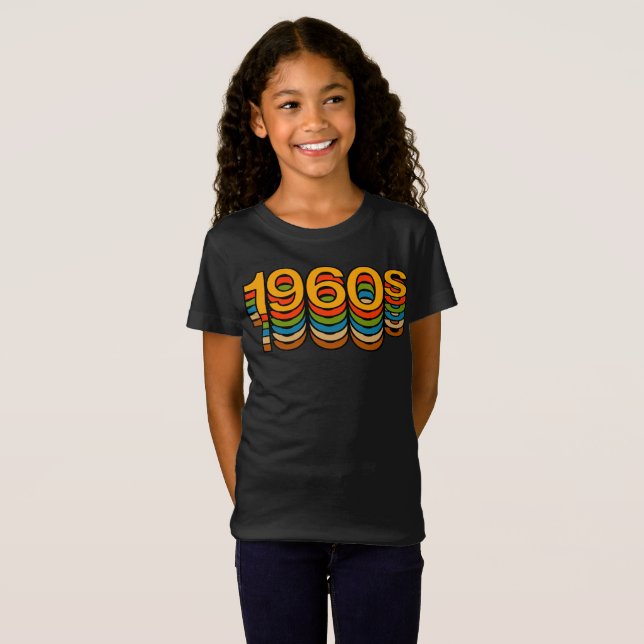 1960s Retro Aesthetic Modern Favorite Decade T-Shirt (Front Full)
