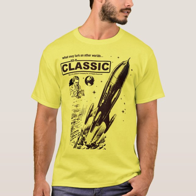 1960's SCI-FI Classic Graphic T-Shirt (Front)