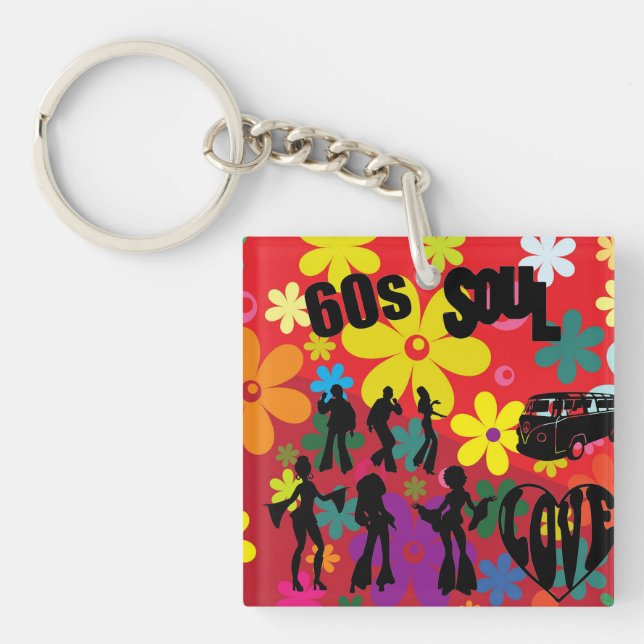 1960's Vibe  Keychain (Front)