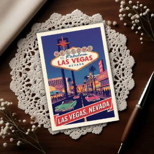 1960s Vintage Las Vegas Travel Postcard