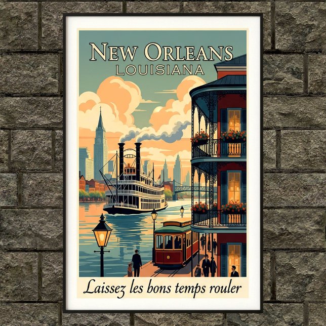 1960s Vintage New Orleans Wall Poster (Creator Uploaded)