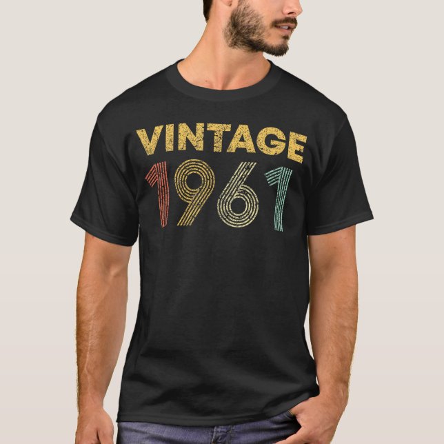 1961 63Rd Birthday 63 Years Old T-Shirt (Front)