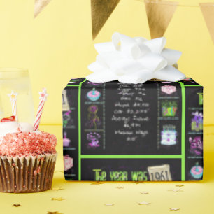 1961 Birthday Year Trivia Wrapping Paper