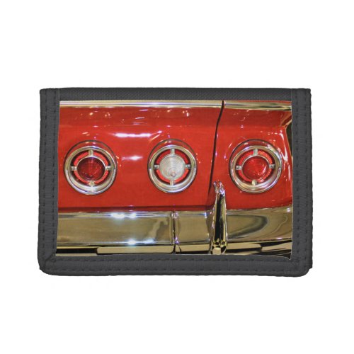 1961 Classic Car Taillights Trifold Wallet