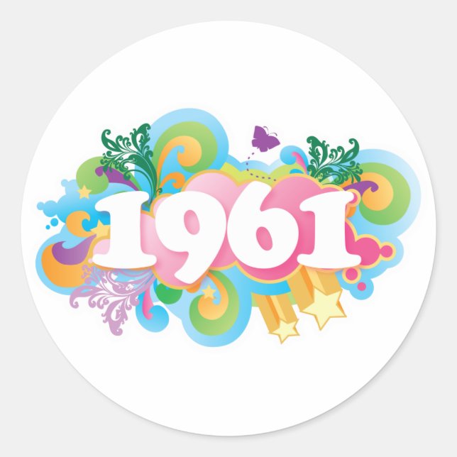 1961 Colorful Stickers Gift (Front)