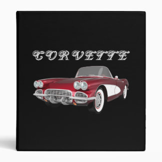 1961 Corvette Sports Car: Candy Apple: Binder