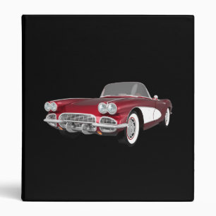 1961 Corvette Sports Car: Candy Apple: Binder