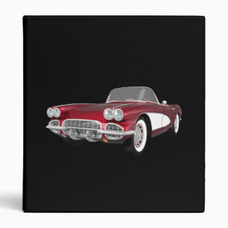 1961 Corvette Sports Car: Candy Apple: Binder
