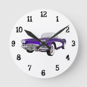 1961 Corvette: Wall Clock