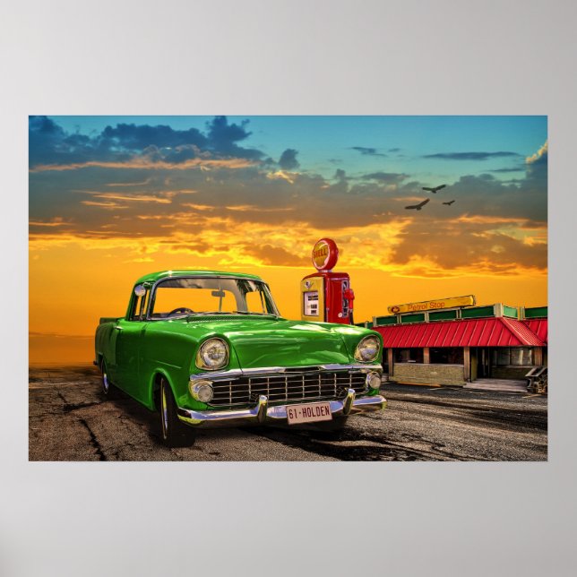 1961 EK Holden Ute Poster (Front)