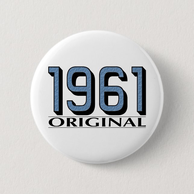 1961 Original Pinback Button (Front)