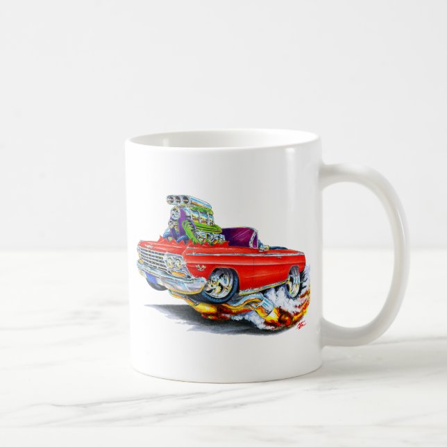 1962-63 Impala Red Convertible Coffee Mug (Right)
