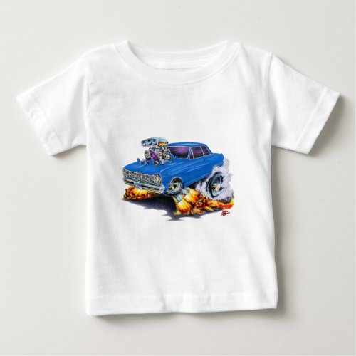 1962_65 Nova Blue Car Baby T_Shirt