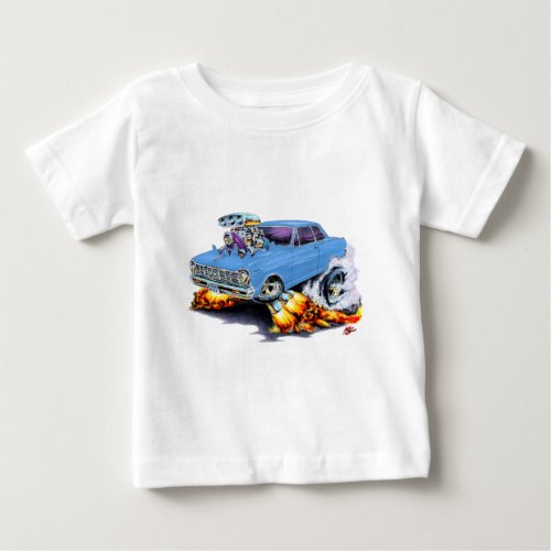 1962_65 Nova Light Blue Car Baby T_Shirt