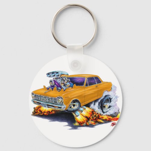 1962-65 Nova Orange Car Keychain
