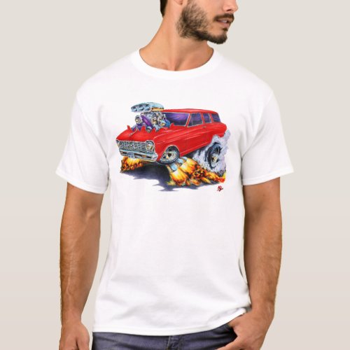 1962_65 Nova Red Wagon T_Shirt