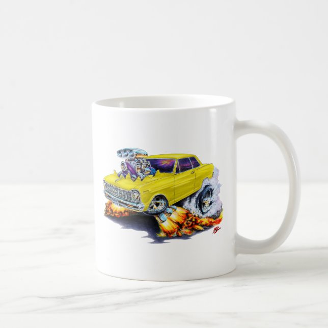 1962-65 Nova Yellow Car Coffee Mug (Right)