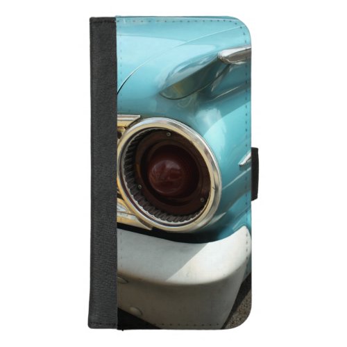 1962 Classic Car Fin  Tail Light iPhone 87 Plus Wallet Case