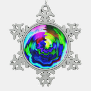 1962 SNOWFLAKE PEWTER CHRISTMAS ORNAMENT
