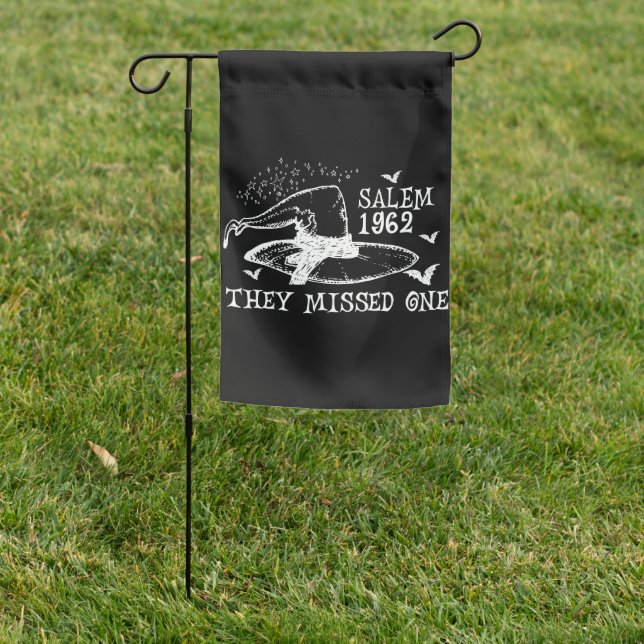 1962 They Missed One Salem Witch Halloween  Garden Flag (In SItu)