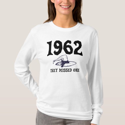 1962 They Missed One Salem Witch Halloween  T_Shirt