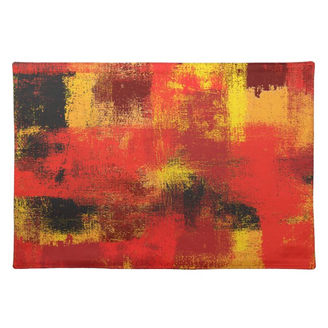 1963 Abstract Cloth Placemat (Front)