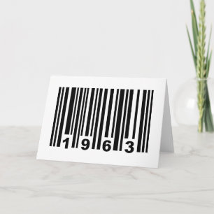 1963 barcode card