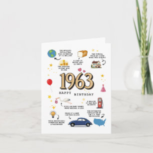 1963 Birthday Card For Dad or Mom
