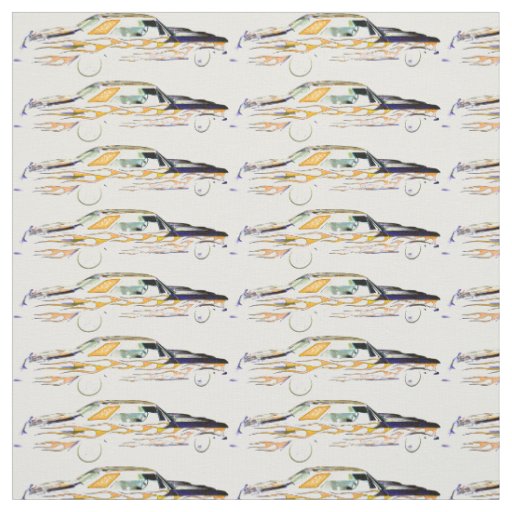 1963 BUICK RIVIERA WHITE ORANGE FABRIC