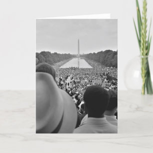 1963 Civil Rights March on Washington D.C. Card