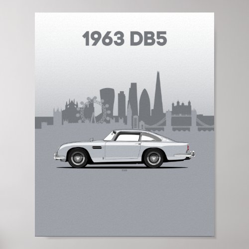 1963 Classic DB5 Poster