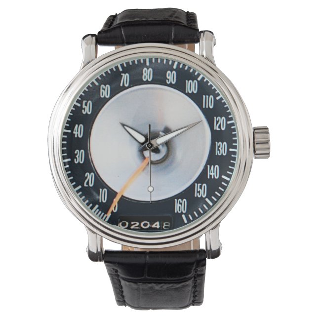 1963 Classic Sports Car Speedometer Watch (Front)