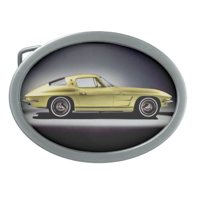 1963 Corvette Sting Ray Belt Buckle (Front)