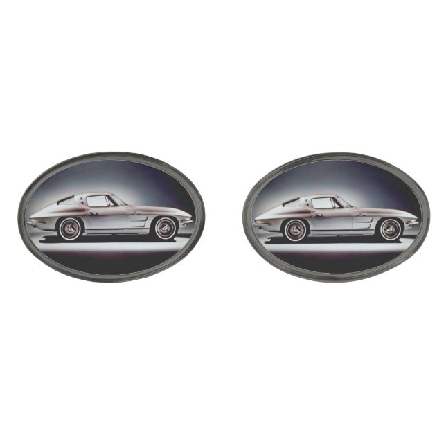 1963 Corvette Sting Ray Cufflinks (Front)