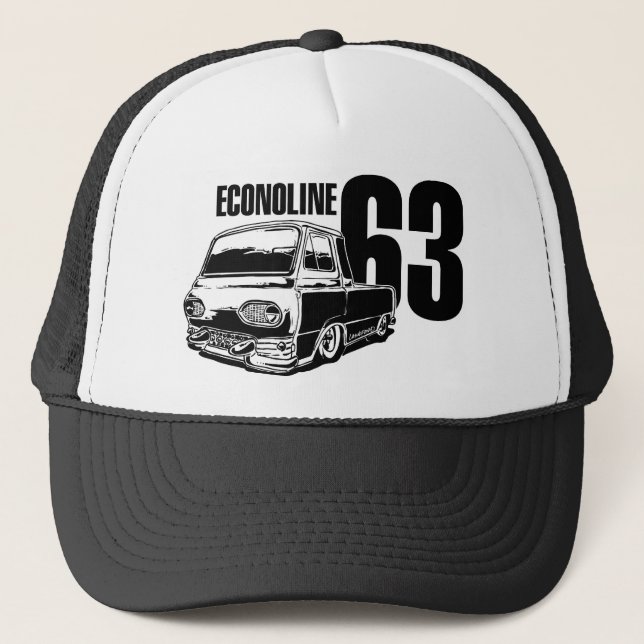 1963 Econoline truck Trucker Hat (Front)